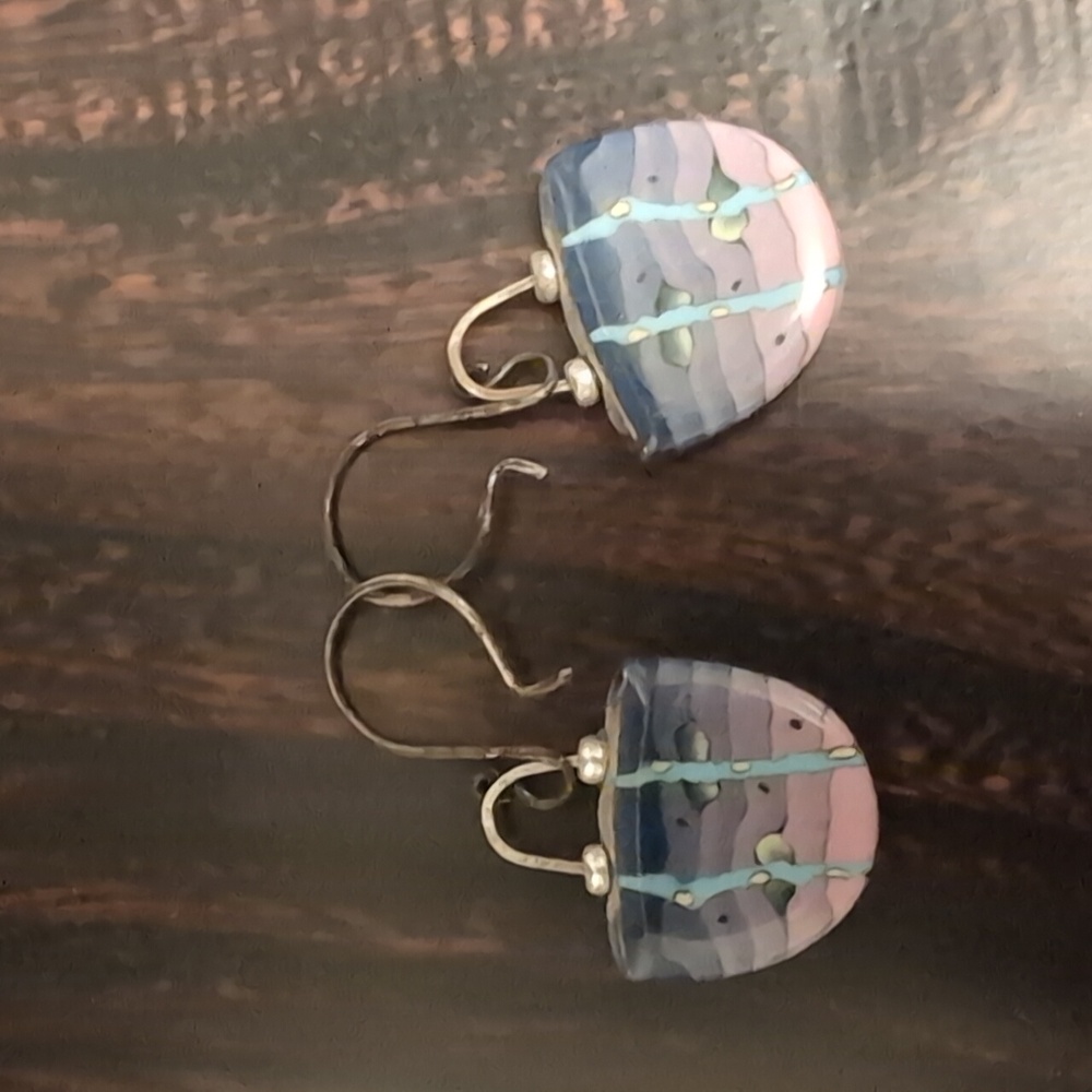 Artisan Silver Earrings - Picture 2 of 2